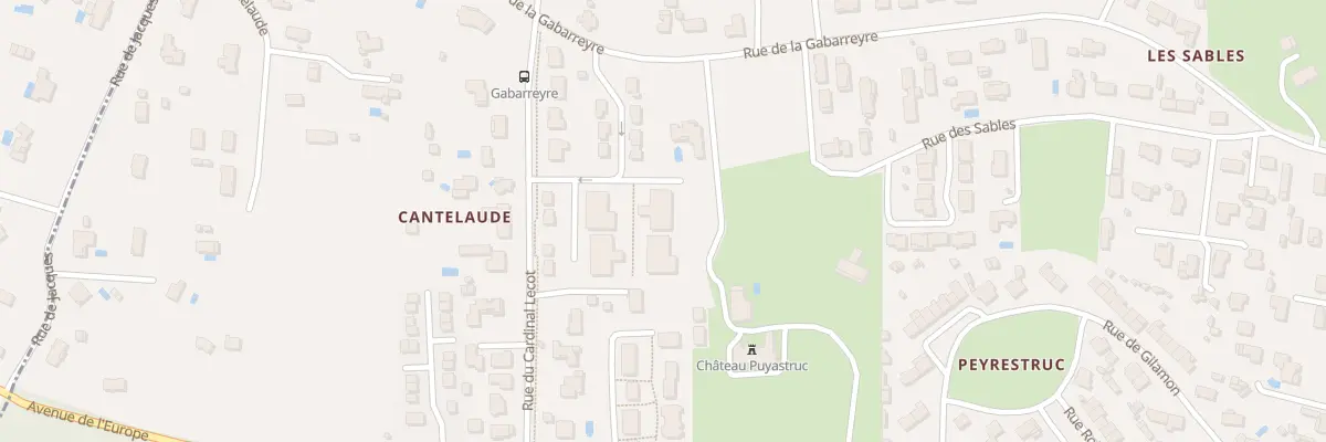 Plan du 10 Rue Camille Claudel à Blanquefort