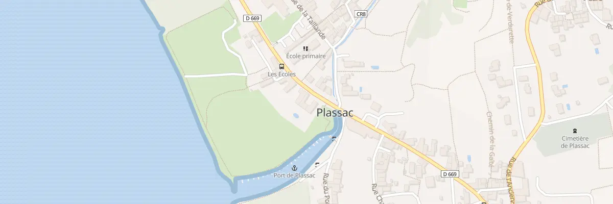 Plan du 24 Rte de l’Estuaire à Plassac