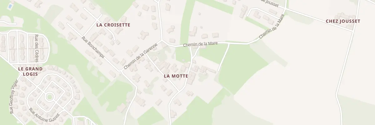 Plan du 8 Rue de la Motte à Thénac