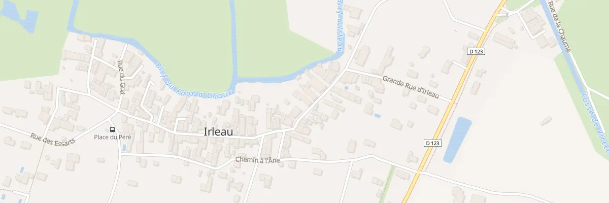 Plan du 65 Gr Grande Rue d’Irleau au Vanneau-Irleau