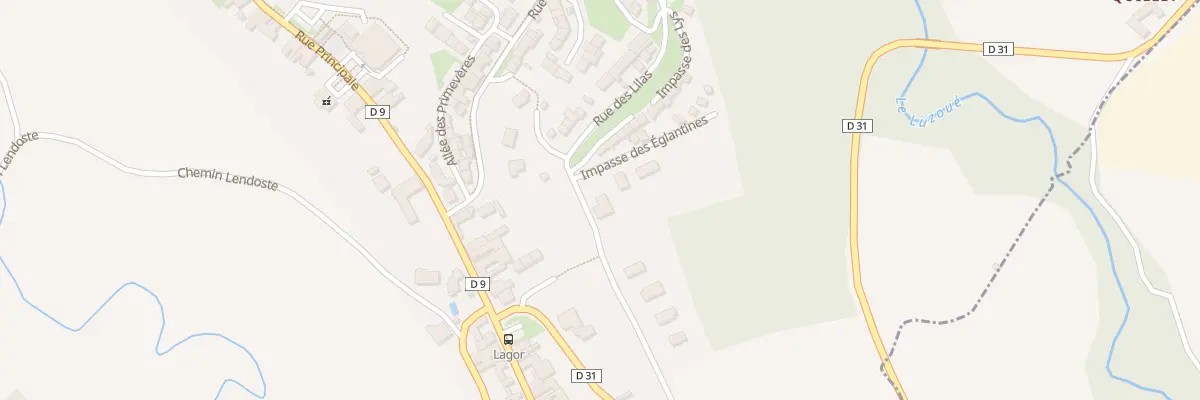 Plan du 9584 Rue des Lilas à Lagor