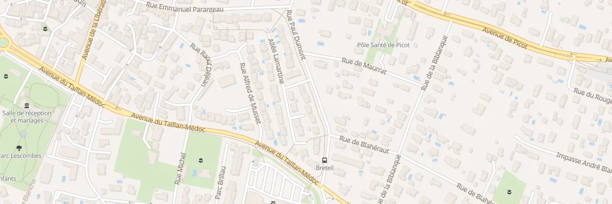 Plan du 8 Rue Victor Hugo à Eysines