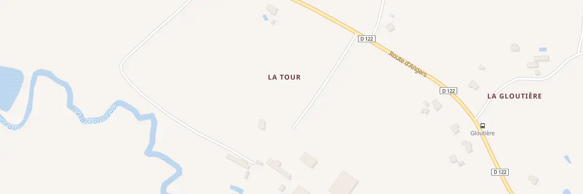 Plan du 1950 Rte d’Angers à Longuenée-en-Anjou