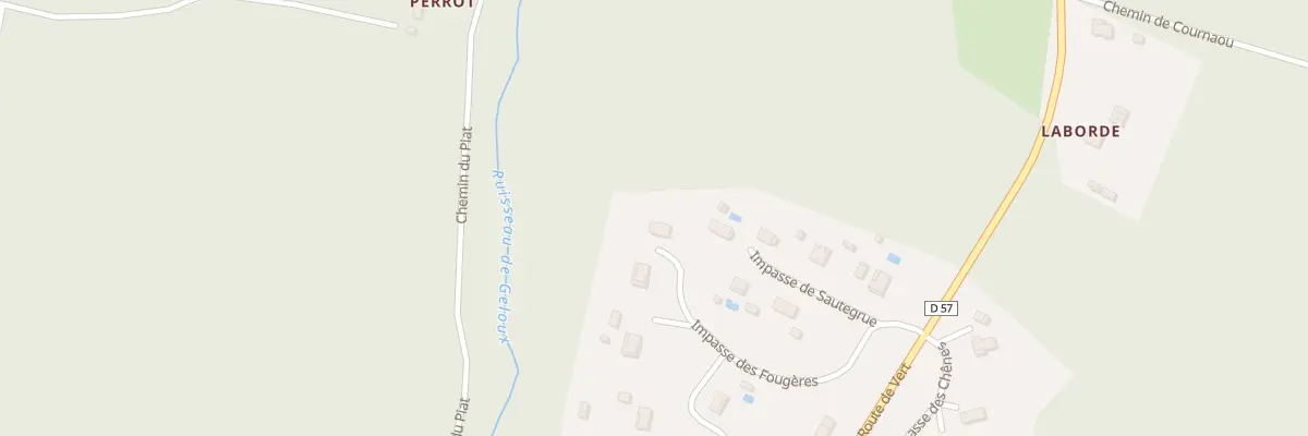 Plan du 7 Imp des Fougères à Garein