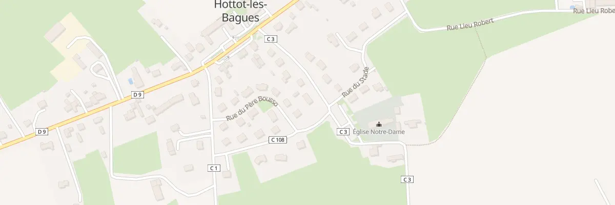 Plan du 10 Rue de L’Église à Hottot-les-Bagues