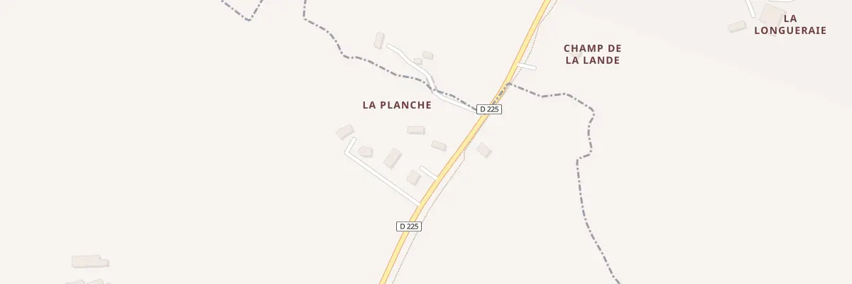 Plan du 1 La Planche à Contest