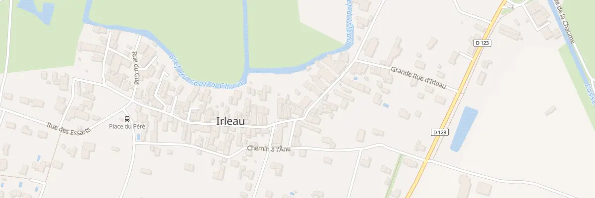 Plan du 61 Gr Grande Rue d’Irleau au Vanneau-Irleau