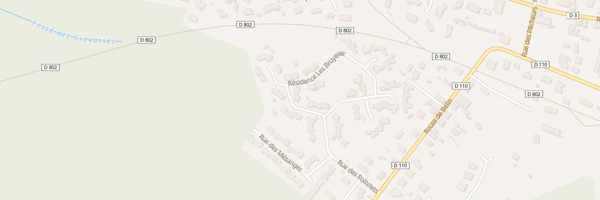 Plan du 34 Res les Bruyères à Hostens