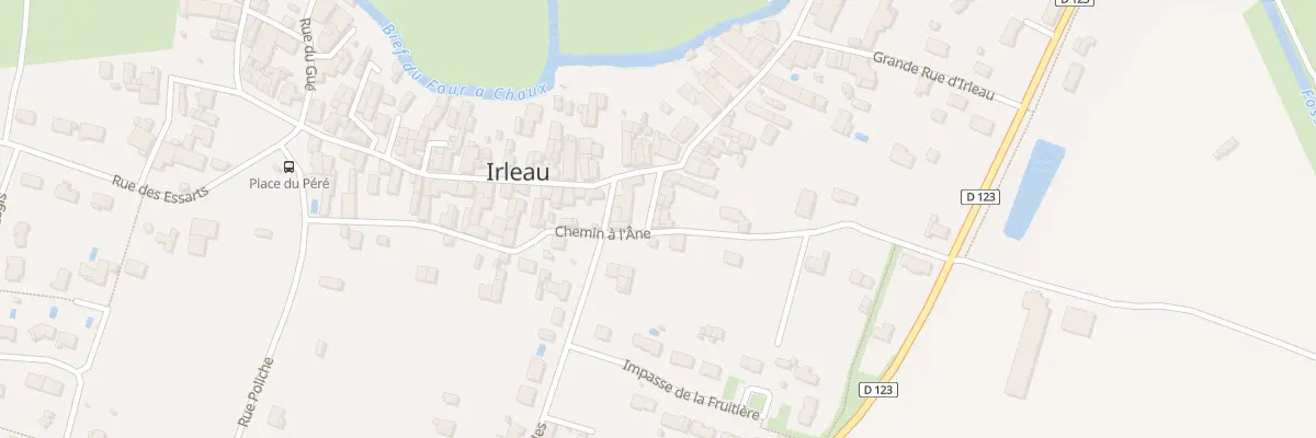 Plan du 15 Che à l’Ane au Vanneau-Irleau