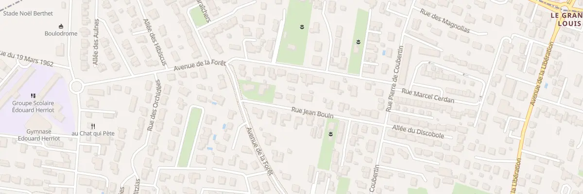 Plan du 15 Rue Jean Bouin à Mérignac