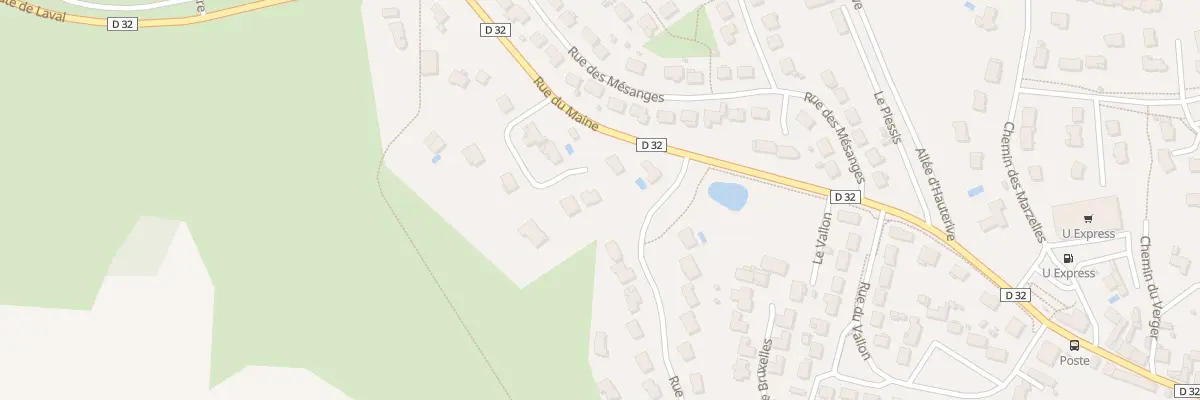Plan du 5 Rue des Demoiselles à Argentré
