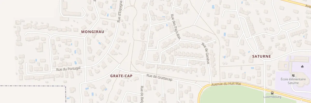 Plan du 15 Rue de Lorraine à Blanquefort