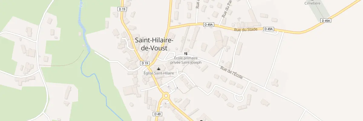 Plan du 12 Rue de l’école à Saint-Hilaire-de-Voust