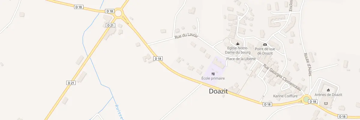Plan du 356 Rte de Mugron à Doazit