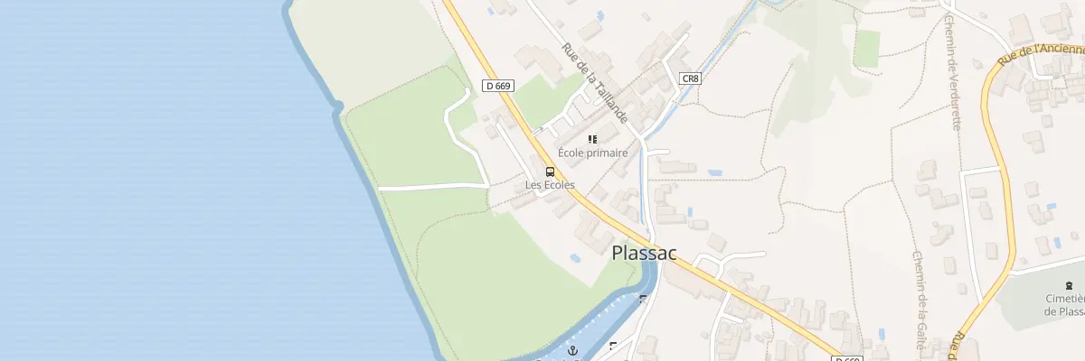 Plan du 16 Rte de l’Estuaire à Plassac