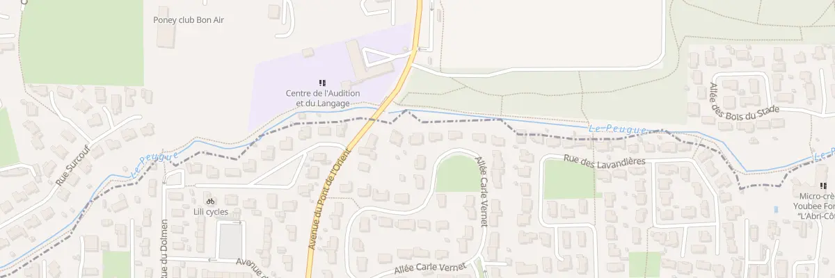Plan du 24 All Carle Vernet à Pessac