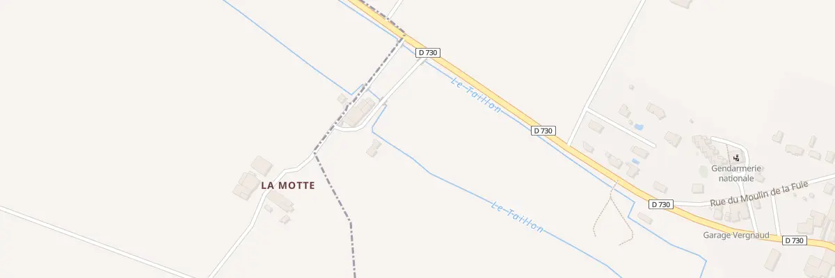 Plan du 4 La Motte à Sainte-Ramée