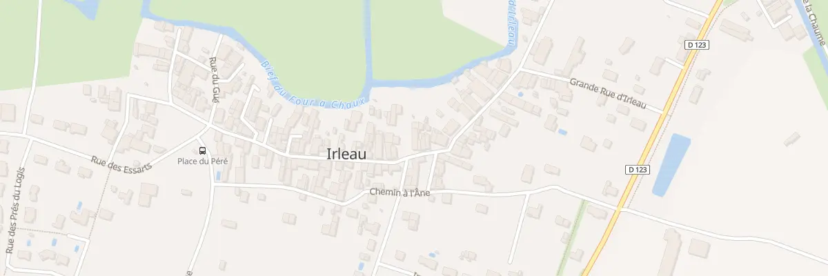 Plan du 53 Gr Grande Rue d’Irleau au Vanneau-Irleau