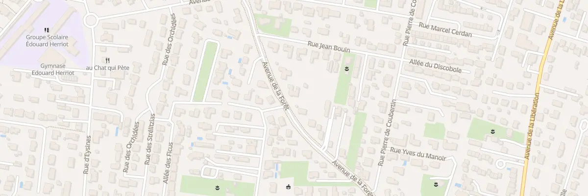 Plan du 65 Av de la Forêt à Mérignac