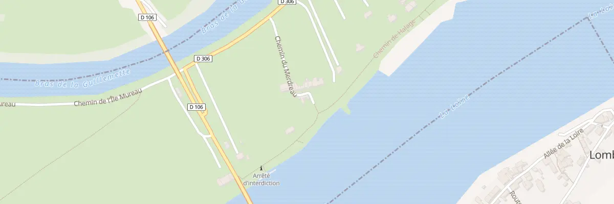 Plan du 6 Che du Merdreau à Béhuard