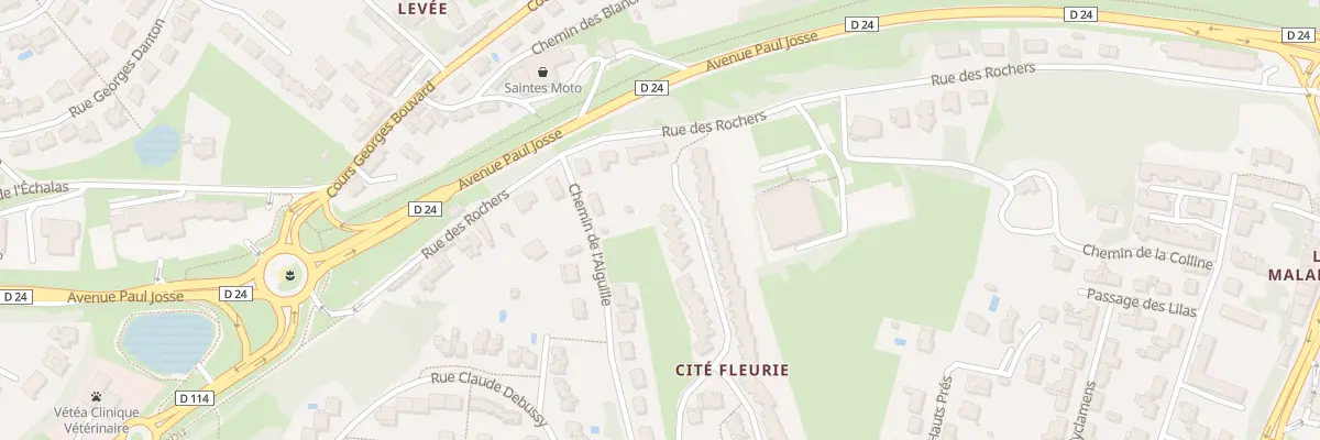 Plan du 47 Rue Louise Michel à Saintes