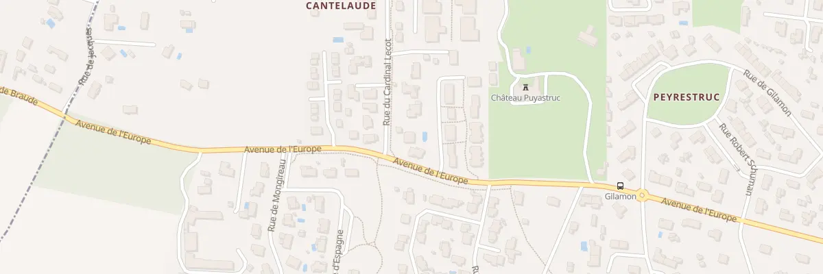 Plan du 1 Rue du Cardinal Lecot à Blanquefort