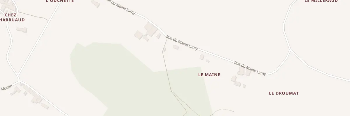 Plan du 36 Rue du Maine Lamy à Tesson