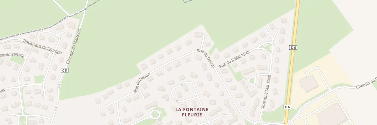 Plan du 17 Rue de Devon à Villers-Bocage