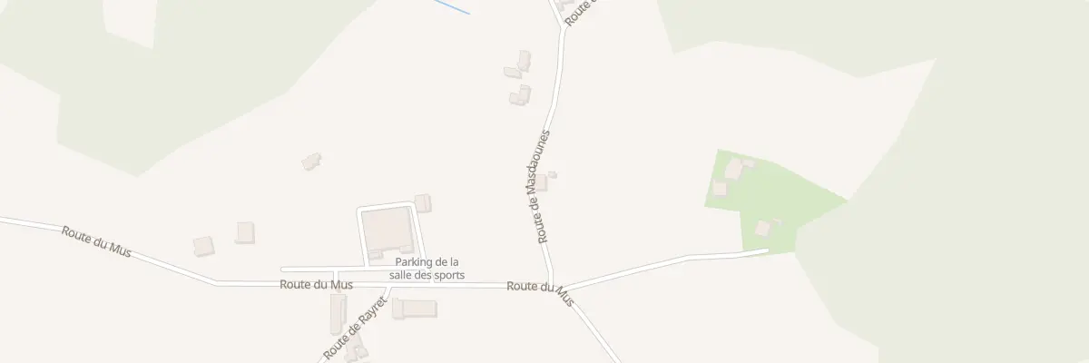 Plan du 1095 Rte de Masdaounes à Doazit