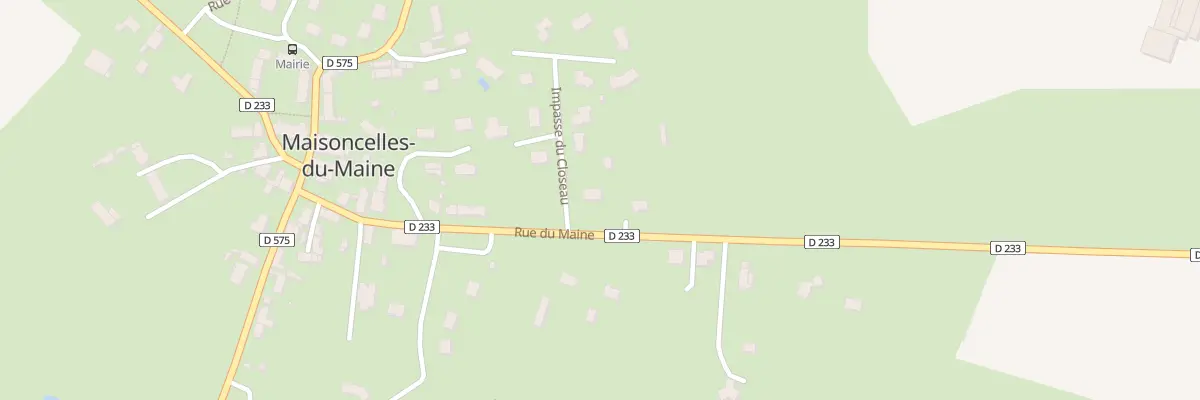 Plan du 13 Rue du Maine à Maisoncelles-du-Maine