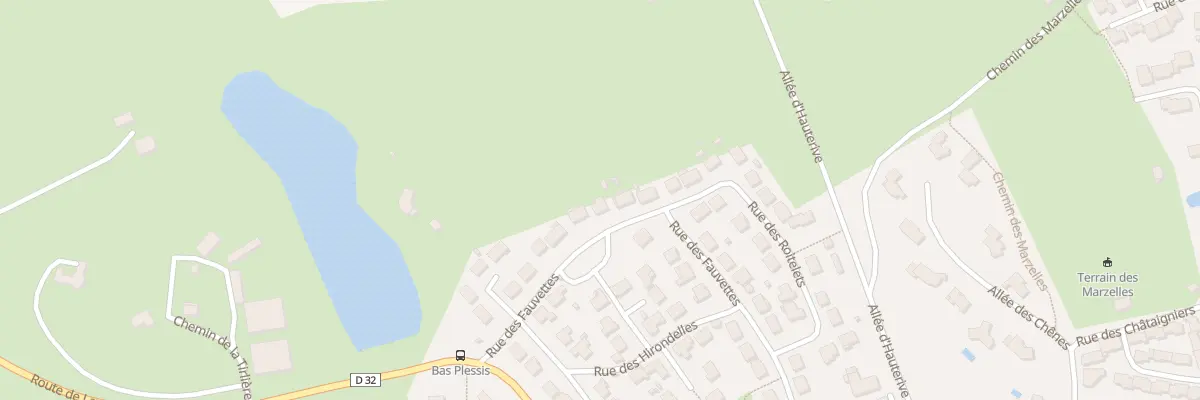 Plan du 28 Rue des Fauvettes à Argentré
