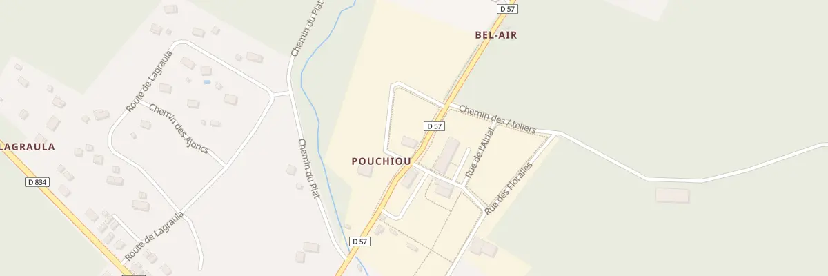 Plan du 423 Rte Vert à Garein