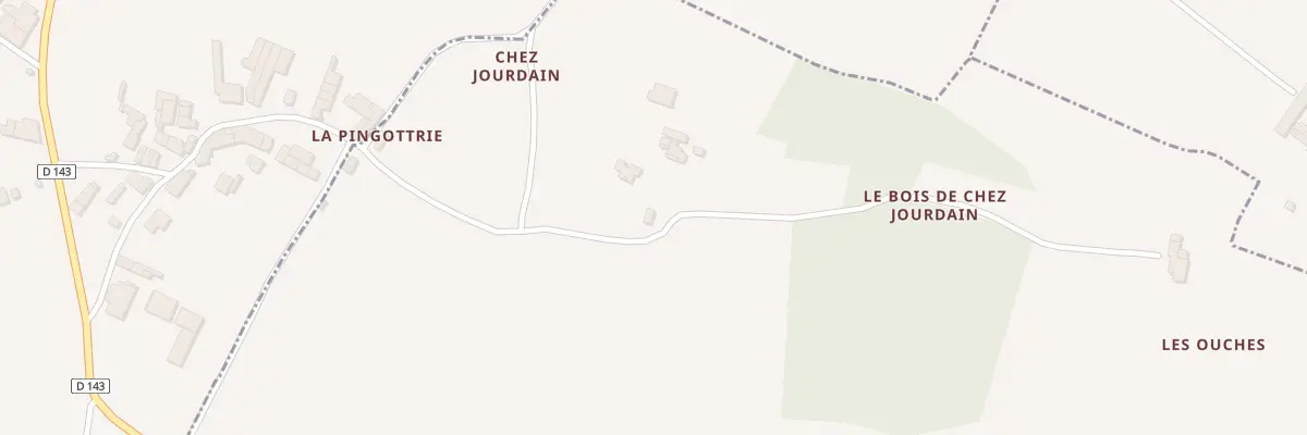 Plan du 11A Rue de chez Jourdain à Champagnolles