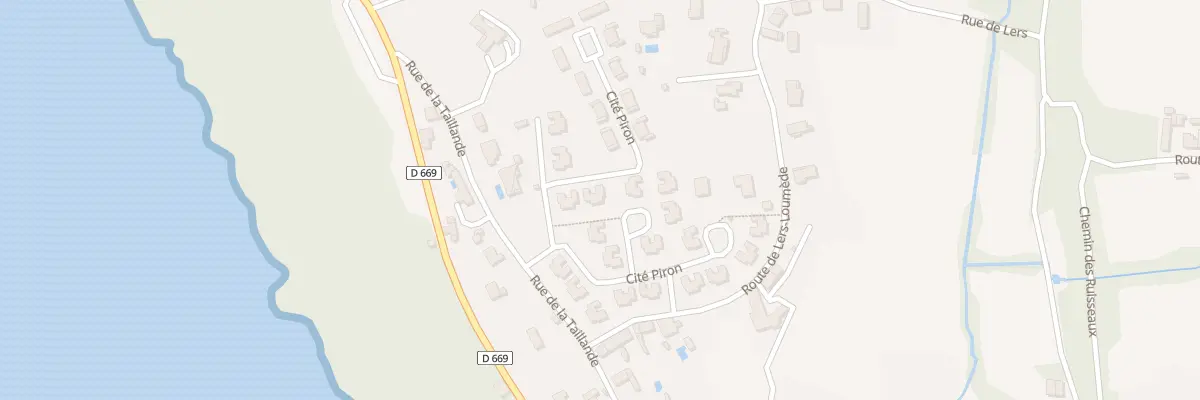 Plan du 16 Cité Piron à Plassac