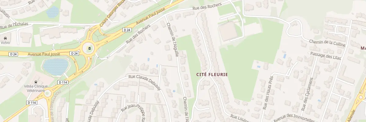 Plan du 5B Che de l’Aiguille à Saintes