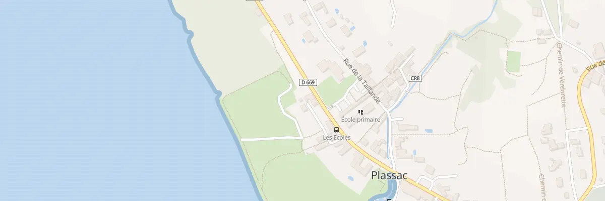 Plan du 8 Rte de l’Estuaire à Plassac