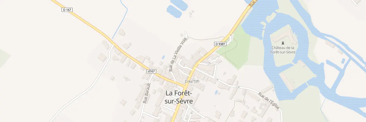 Plan du 20 Rue Mal de Lattre de Tassigny à La Forêt-sur-Sèvre