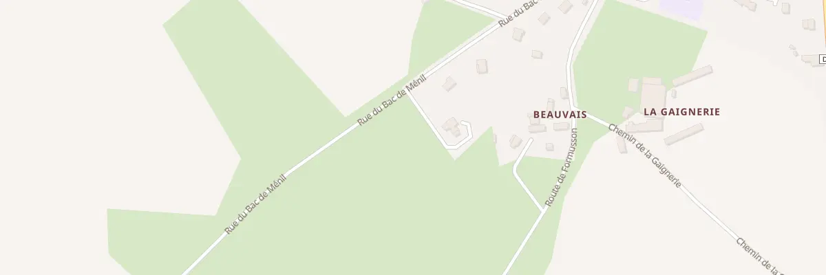 Plan du 17 Rue du Bac de Ménil à Coudray