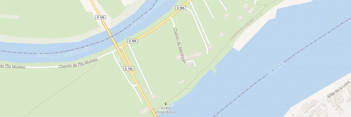 Plan du 2 Che du Merdreau à Béhuard