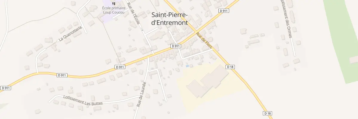 Plan du 16 Rue de Tinchebray à Saint-Pierre-d’Entremont