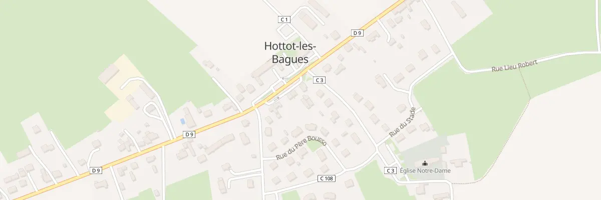 Plan du 3 Pl du Dorset Régiment à Hottot-les-Bagues