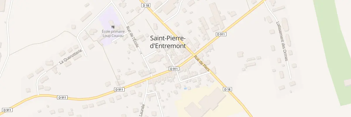 Plan du 13 Rue de Tinchebray à Saint-Pierre-d’Entremont
