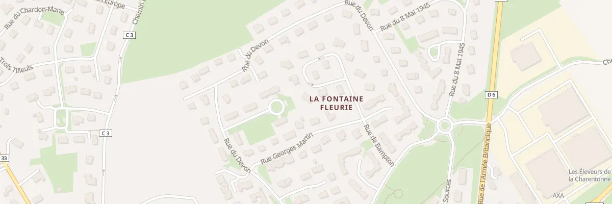 Plan du 28 Rue de Bampton à Villers-Bocage