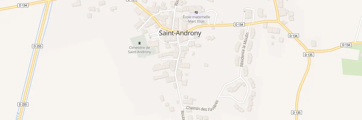 Plan du 10 Rte du Ménodat à Saint-Androny