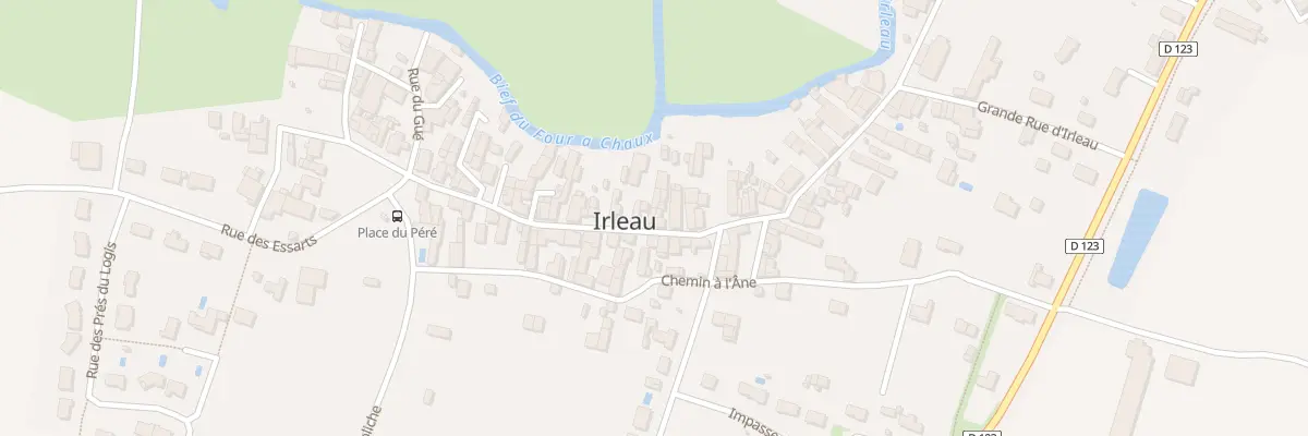 Plan du 41 Gr Grande Rue d’Irleau au Vanneau-Irleau