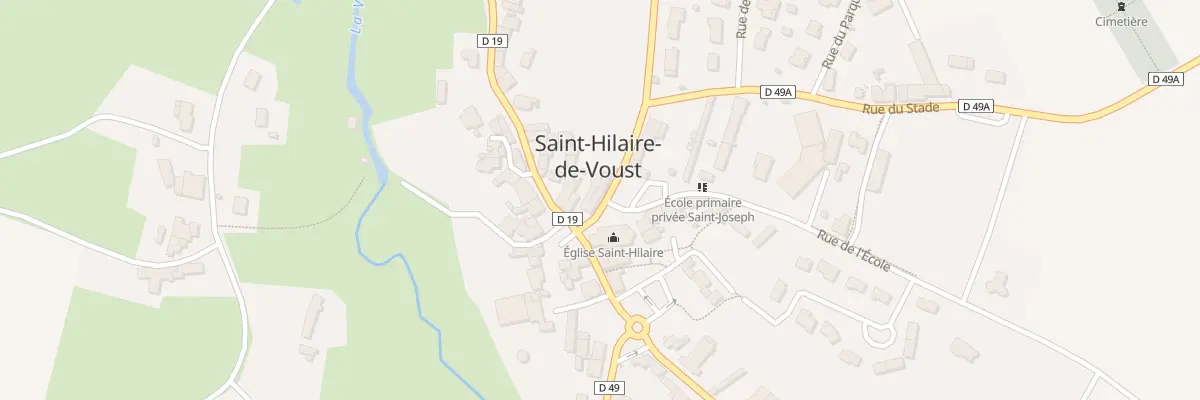 Plan du 3 Rue du mesnil à Saint-Hilaire-de-Voust