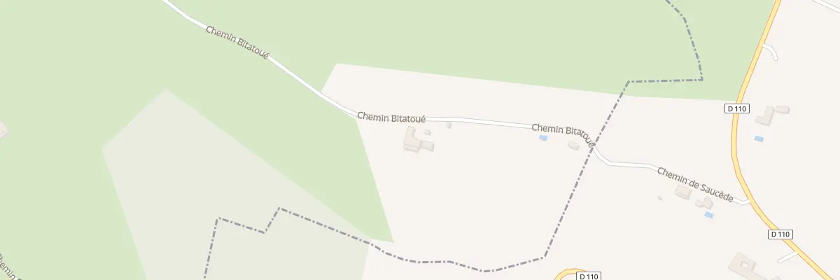Plan du 2 Che Bitatoué à Saucède