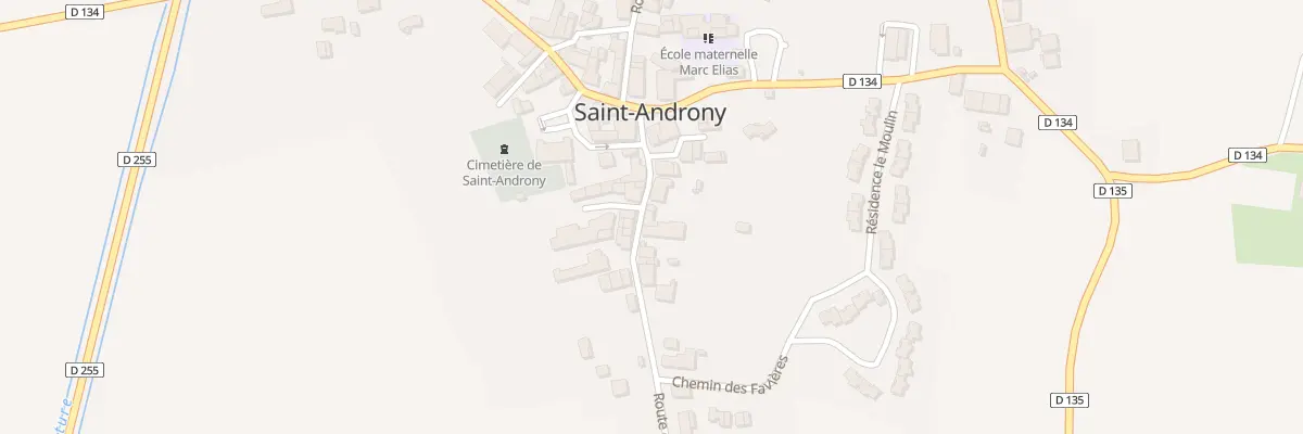 Plan du 12 Rte du Ménodat à Saint-Androny