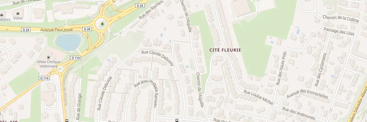 Plan du 43 Rue Claude Debussy à Saintes
