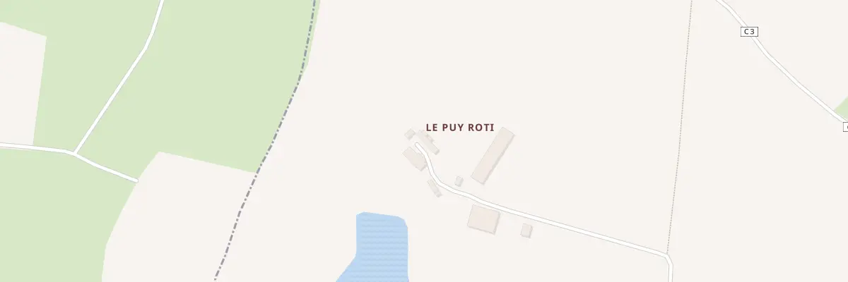 Plan du 2 Puiroti à Cirières